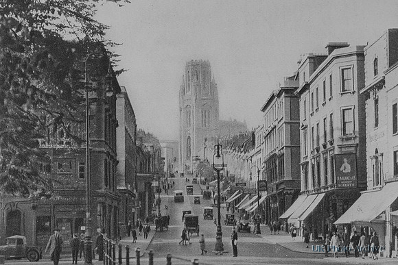 Park Street And The University Bristol 1920s