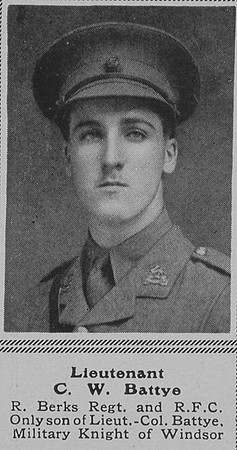 Battye C W Lt Royal Flying Corps The Sphere 22nd Apr 1916
