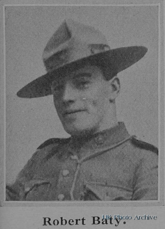 Baty R Pte 13061 5th Canadian Infantry