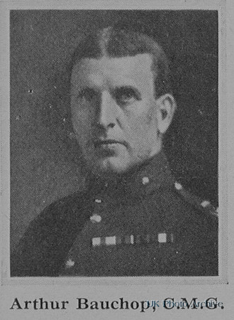 Bauchop A Lt Col CMG Otago Mounted Rifles N.Z.E.F