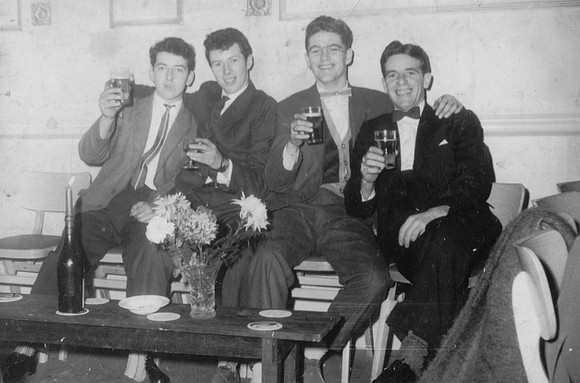 Enjoying A Drink Swansea 1950s