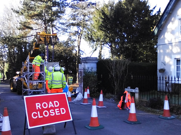 Repairing The Park Gates Ashtead Feb 2016