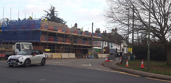 Building Flats At The Corner Of Woodfield Lane