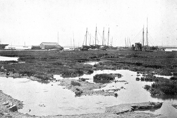 Slaughden Quay Suffolk 1910