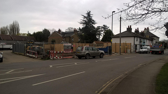 The Demolished Shops At The Corner Of Woodfield Lane March 2019