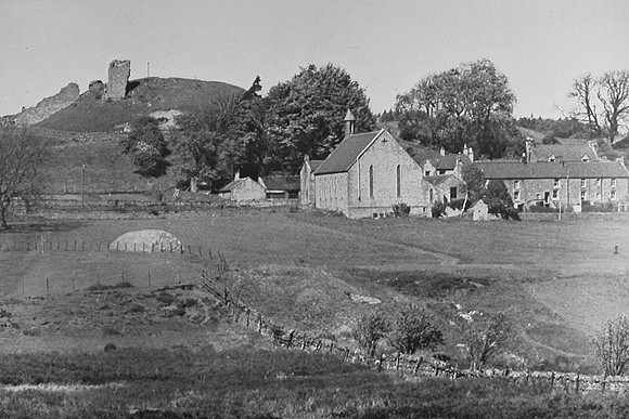 Harbottle Castle And Village Northumberland 1940s