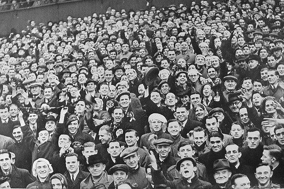 The Crowds At A Match At St James's Park Newcastle 1940s