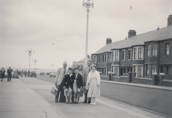 The Lambert And Sturt Family At Whitley Bay 1950s
