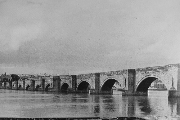 Berwick Bridge Northumberland 1940s