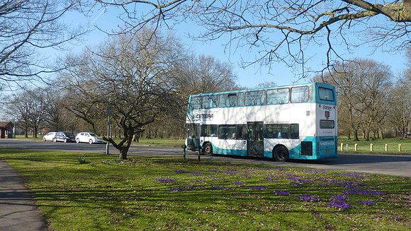 A Buses Excetera Bus At The Corner Of Barnett Wood Lane Ashtead Feb 2019