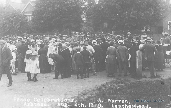 Peace Celebrations Ashtead 4th August 1919