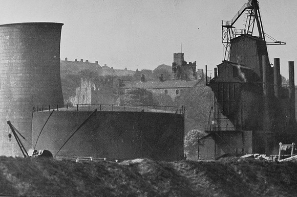 Prudhoe Castle And ICI Works Northumberland 1940s