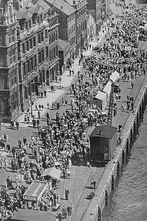 The Sunday Market On Newcastle Quayside 1940s