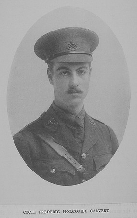 Calvert C F H 2nd Lt Royal Engineers
