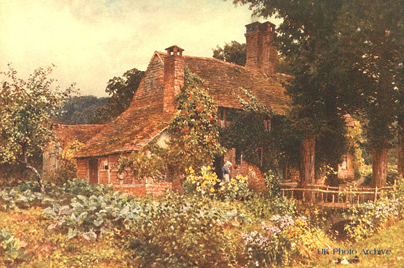 Old Mill Cottages Abinger Surrey 1906