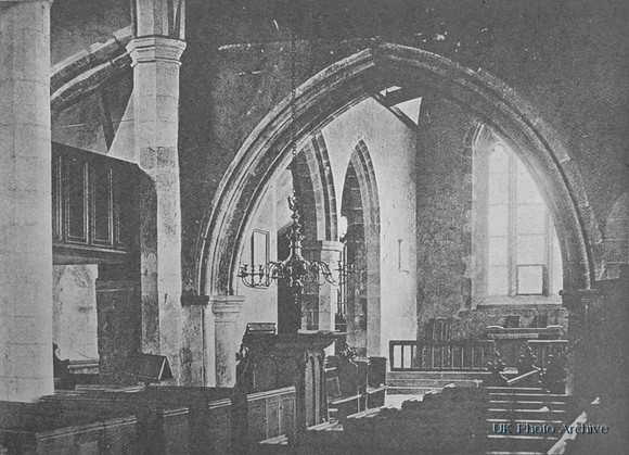 The Nave And Chancel Chiddingfold Church 1868