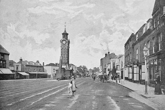 High Street Epsom 1890s