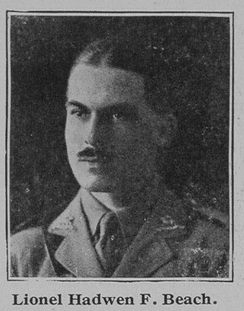Beach L H F Captain DSO 4th West Surrey Regiment