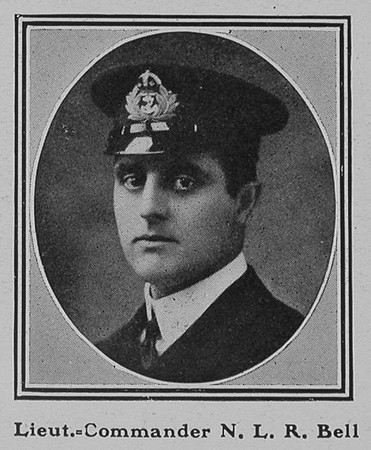 Bell N  L R Lt Comm HMS Vanguard Royal Navy The Sphere 28th July 1917
