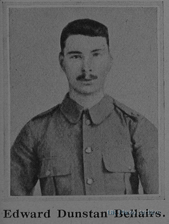 Bellairs E D Pte 9255 2nd Durham Light Infantry