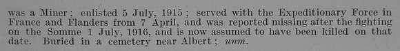 Berry W T Pte 8th York And Lancs Regiment Obit Part 2