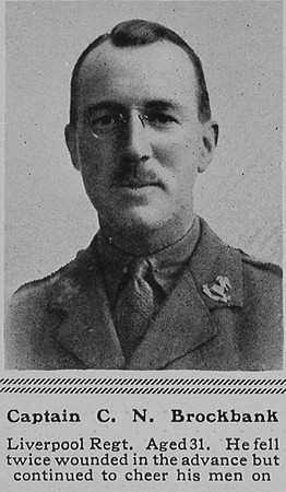 Brockbank C N Captain 18th Kings Liverpool Regiment The Sphere 26th Aug 1916