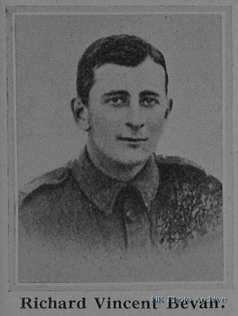 Bevan R V Pte 9291 5th London Regiment