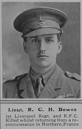 Bewes R C H Lt Royal Flying Corps The Sphere 9th Oct 1915