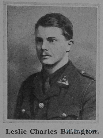 Billington L C 2nd Lt 2nd Lancashire Fusiliers