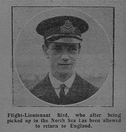 Bird Flt Lt Royal Naval Air Service The Graphic 9th July 1915