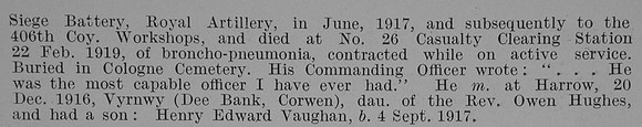 Biscoe A F Lt Army Service Corps Obit Part 2