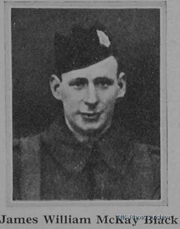 Black J W M Pte 2089 5th Royal Scots