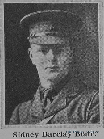 Blair S B 2nd Lt 2nd Royal Warwickshire Regiment