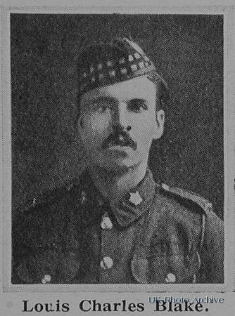 Blake L C Pte 27168 15th Canadian Infantry