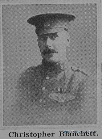 Blanchett C Sergt 18159 3rd Canadian Infantry