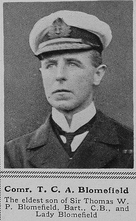 Blomefield T C A Comm HMS Juno The Sphere 11th Sep 1915