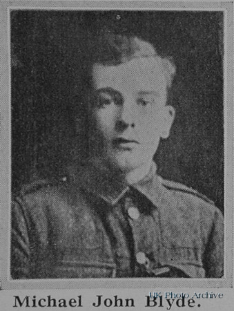 Blyde M J Pte 280 1st Newfoundland Regiment