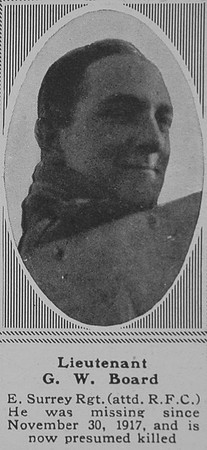 Board G W Lt Royal Flying Corps The Sphere 20th Mar 1919
