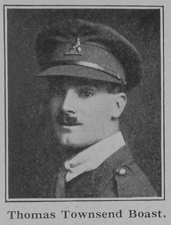 Boast T T 2nd Lt 1st Norfolk Regiment