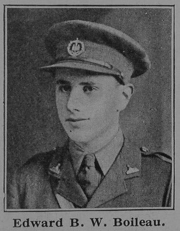 Boileau E B W Lt 1st Dorset Regiment