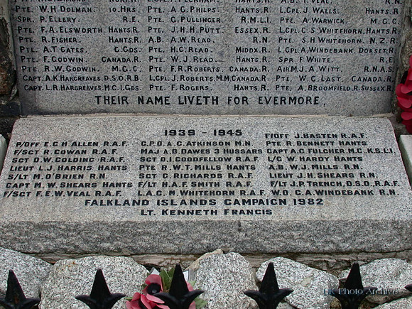 Lyndhurst War Memorial Hampshire