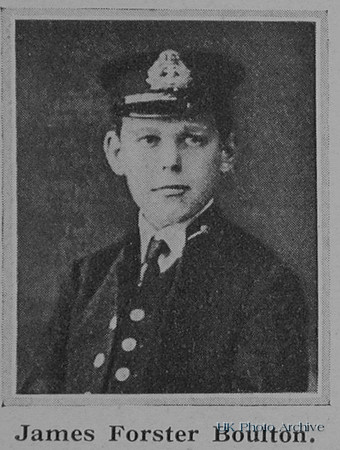Boulton J F Midshipman HMS Monmouth Royal Navy