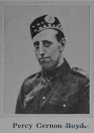 Boyd P G Pte  3158 10th Kings Liverpool Regiment