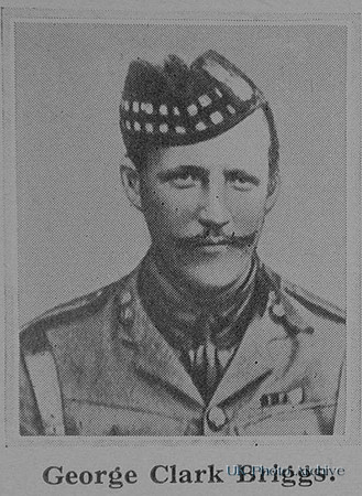 Briggs G C Captain 1st Royal Scots Fusiliers