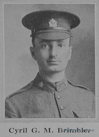 Brimble C G M Pte 72029 27th Canadian Infantry