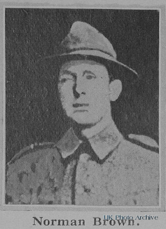 Brown N Pte 12/1569 15th North Auckland Infantry NZEF