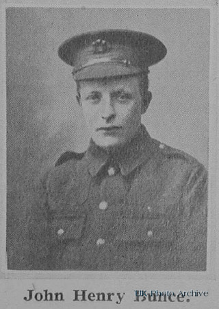 Bunce J H Pte 2418 15th London Regiment (Prince of Wales' Own Civil Service Rifles)