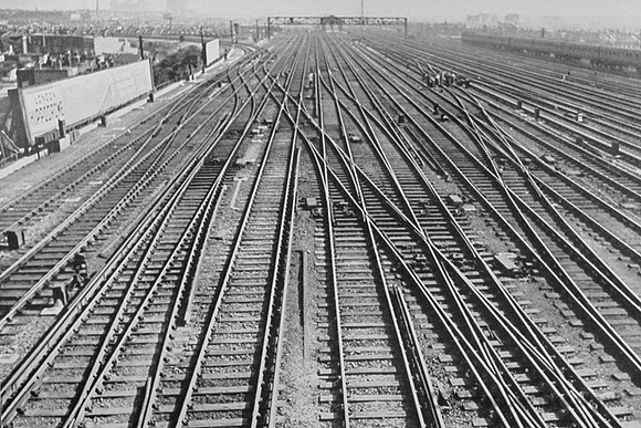 The Main Line At Clapham Junction 1940s