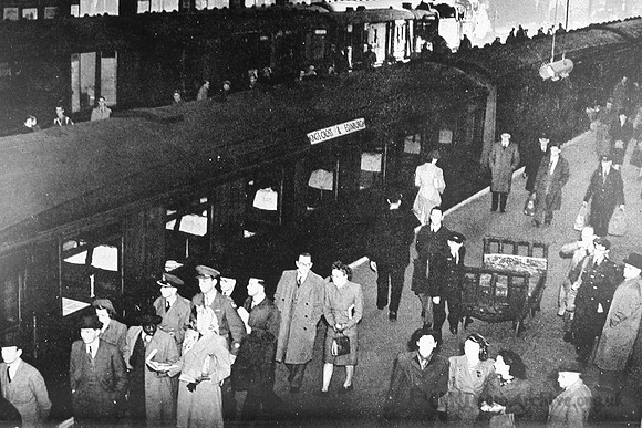 Platform 10 Kings Cross Station London 1940s