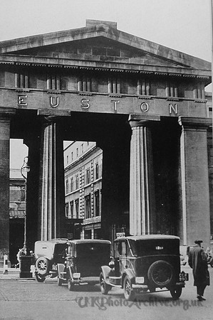 The Doric Arch Euston Station 1940s
